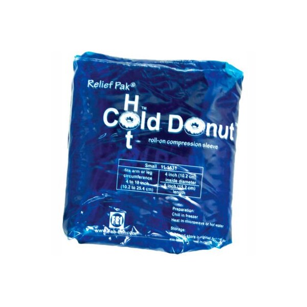 Fabrication Enterprises Relief Pak Cold n' Hot Donut Compression Sleeve, Small 11-1531 - main